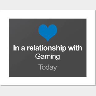 In A Relationship With Gaming - Funny Gift Idea Posters and Art